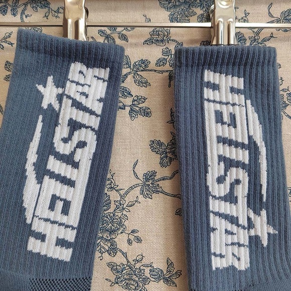 Hellstar Logo Socks Blue 1 Pair - Picture 6 of 8